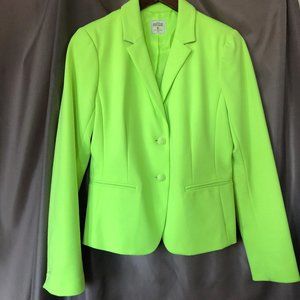 Gap Academy Neon Lime Green Blazer